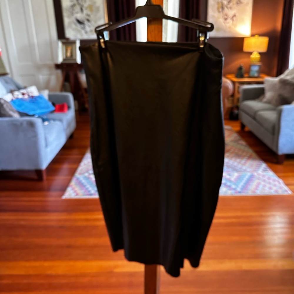 Commando Faux leather side slit skirt sz XL - Picture 10 of 11